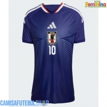 Camisa de time de futebol Japão Ritsu Doan #10 Replicas 1º Equipamento Feminina Mundo 2026 Manga Curta